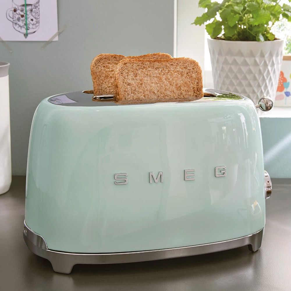 Smeg - 50's Retro Style 2 Slice Toaster - Pastel Green