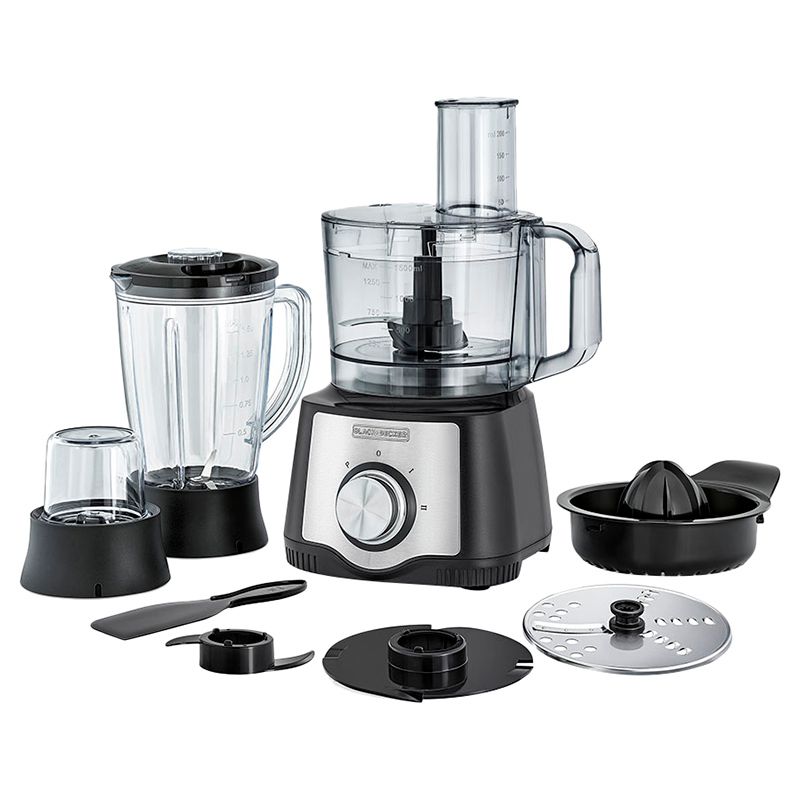 Black+Decker 6-in-1 Food Processor w/ Blender/Juicer/Grinder