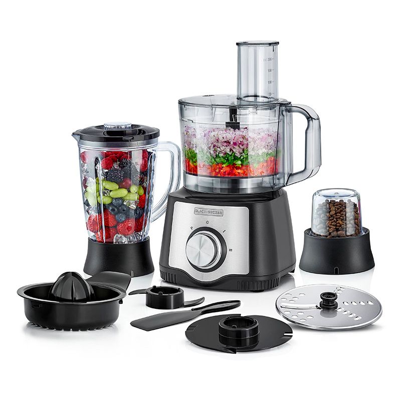 Black+Decker 6-in-1 Food Processor w/ Blender/Juicer/Grinder