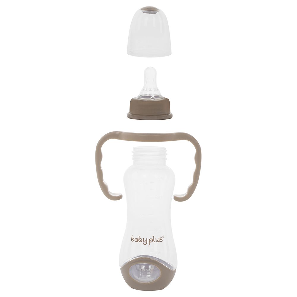 Baby Plus - 8 Oz Feeding Bottle - Brown