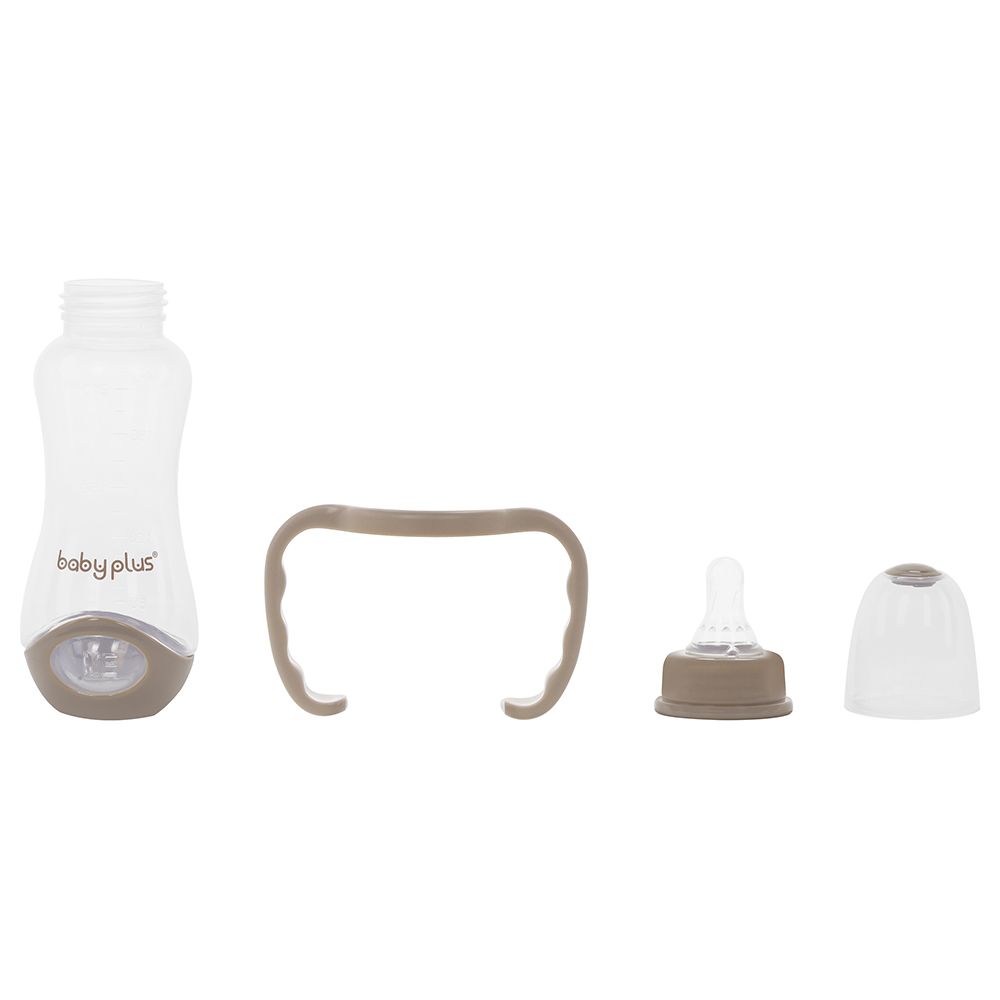 Baby Plus - 8 Oz Feeding Bottle - Brown