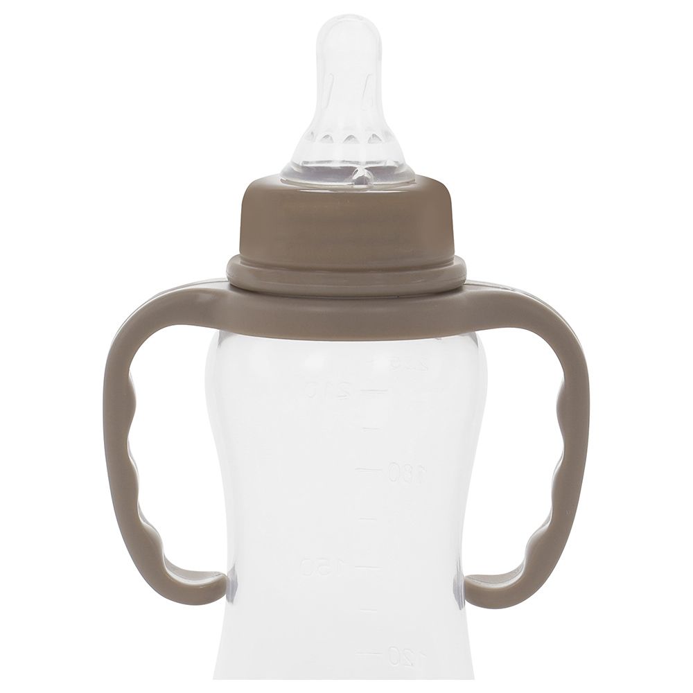 Baby Plus - 8 Oz Feeding Bottle - Brown