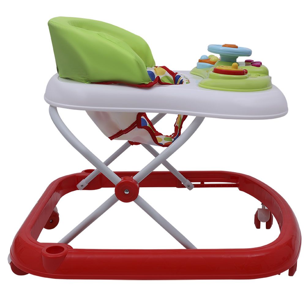 Baby Plus - Baby Walker With Steering Wheel - Green