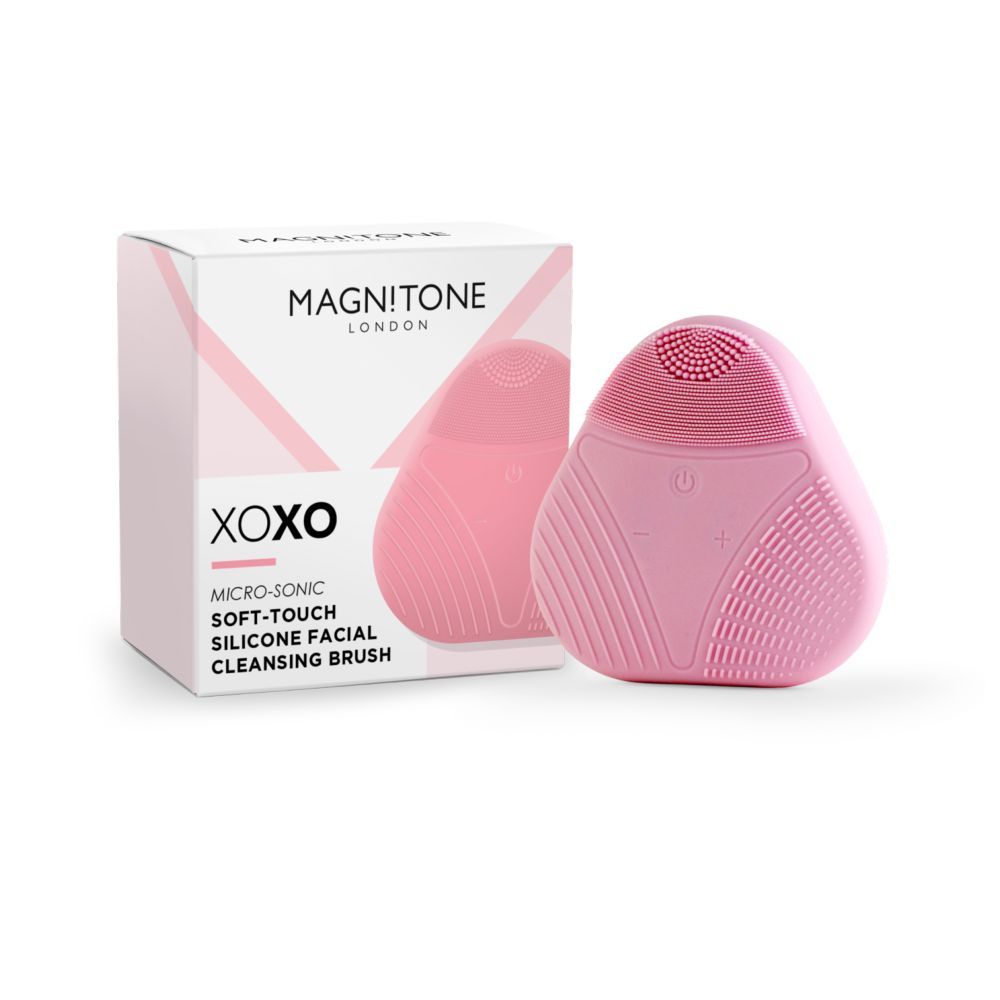 Magnitone - Xoxo Soft touch Silicone Cleansing Brush-Pink