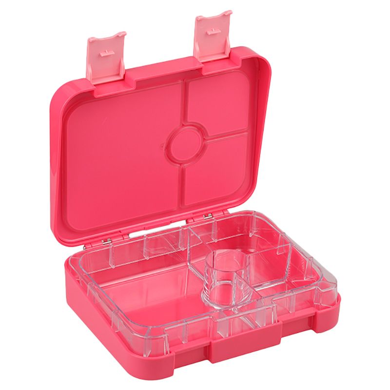 Bonjour - Dual Clip Tiffin Bento Lunch Box - Pink Unicorn