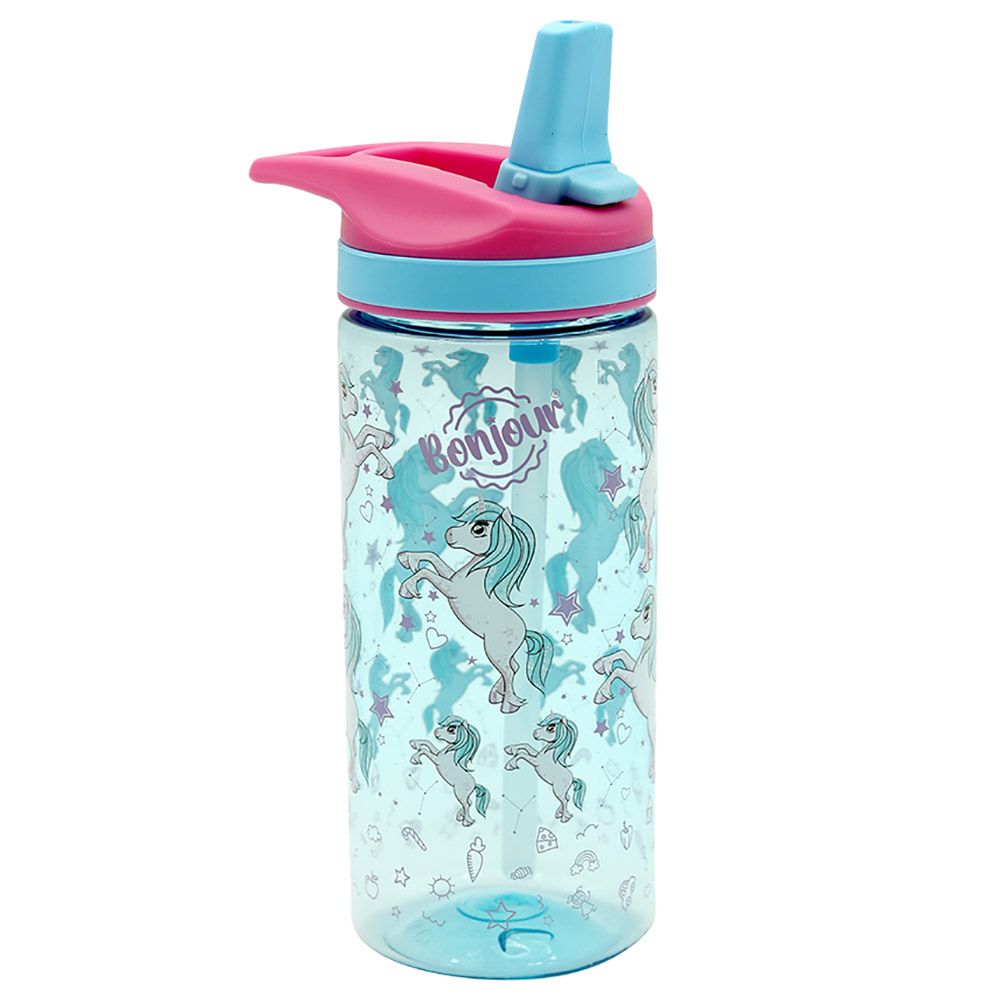 Bonjour - Sip Box Kids Mini Water Bottle 400ml - Pink Unicorn