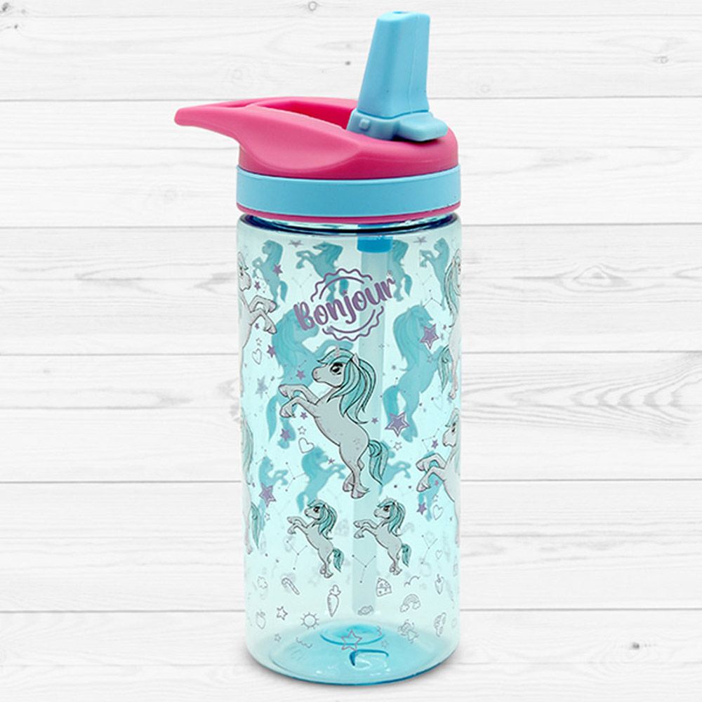 Bonjour - Sip Box Kids Mini Water Bottle 400ml - Pink Unicorn