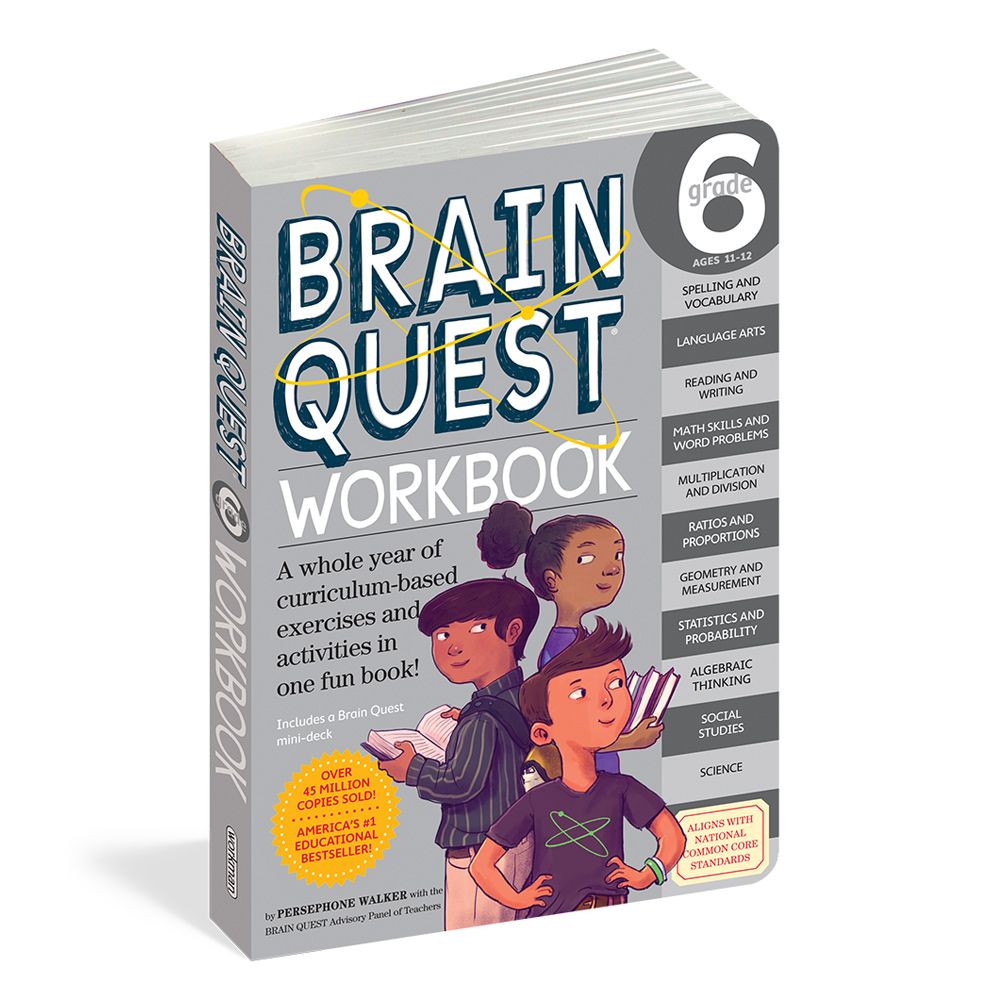 كتاب التمارين Brain Quest - Workbook: Grade 6