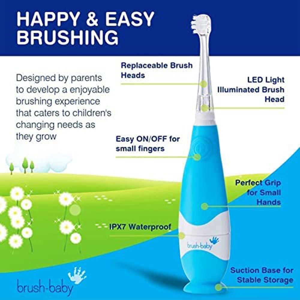 Brush Baby - Babysonic Electric Toothbrush - Blue