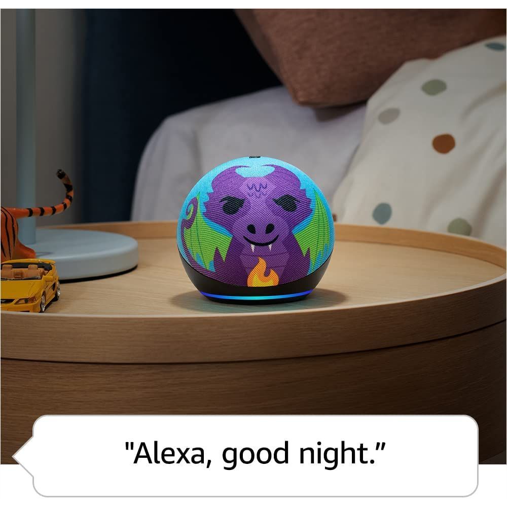 Amazon - Echo Dot Kids 5th Generation Smart Speaker W/ Alexa - Owl