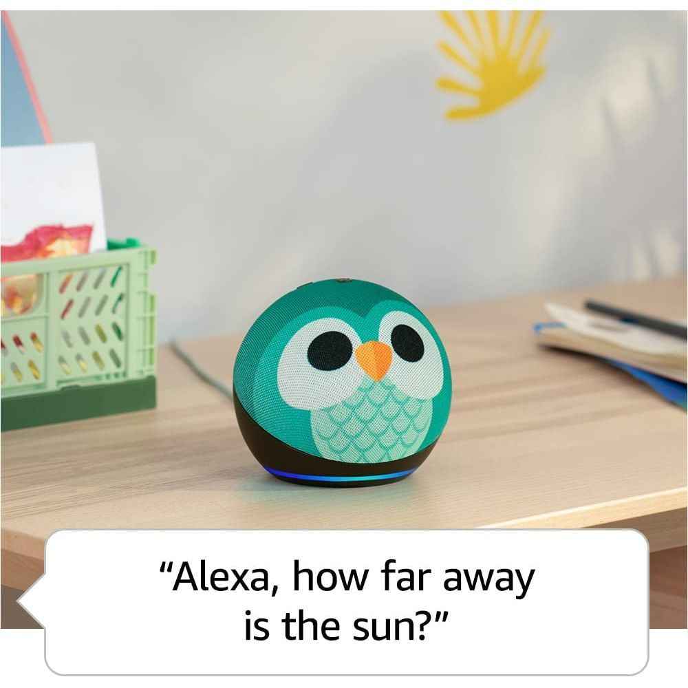 Amazon - Echo Dot Kids 5th Generation Smart Speaker W/ Alexa - Owl