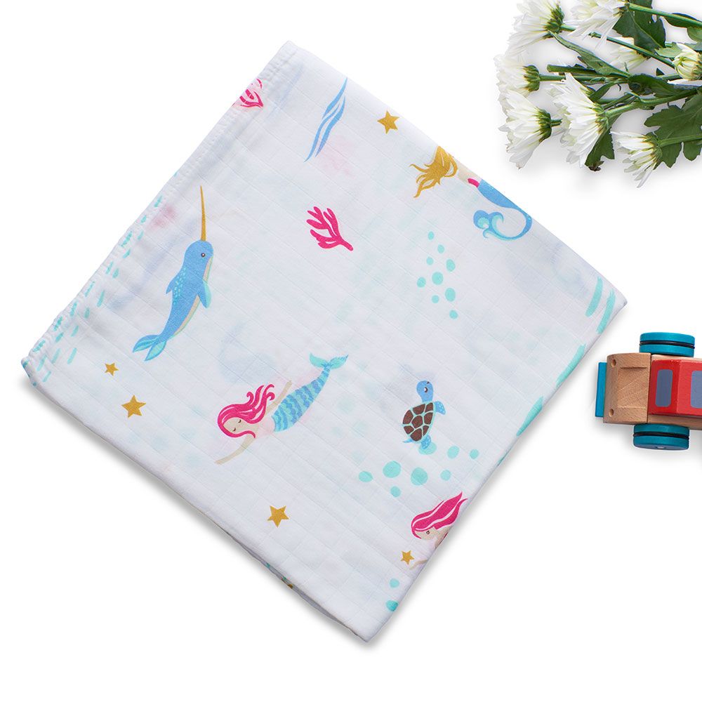 Anvi Baby - Organic Muslin Swaddle 2pc - Enchanted Earth