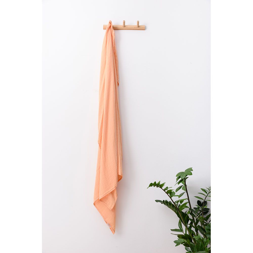 Anvi Baby - Organic Bamboo Muslin Swaddle - Just Peachy