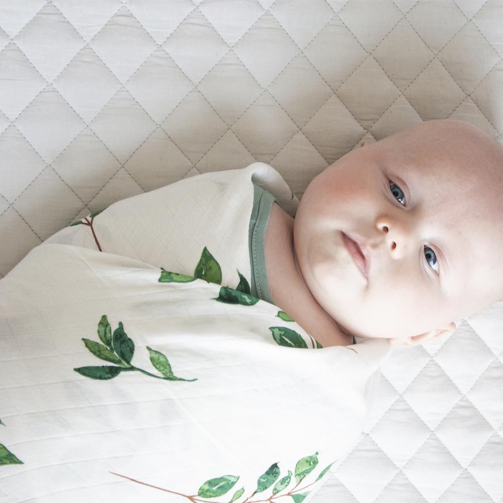 Anvi Baby - Organic Bamboo Swaddle - Weeping Willow