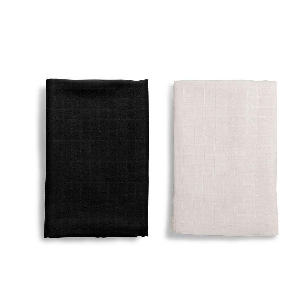 Anvi Baby - Organic Bamboo Swaddle Set of 2 - Monochrome