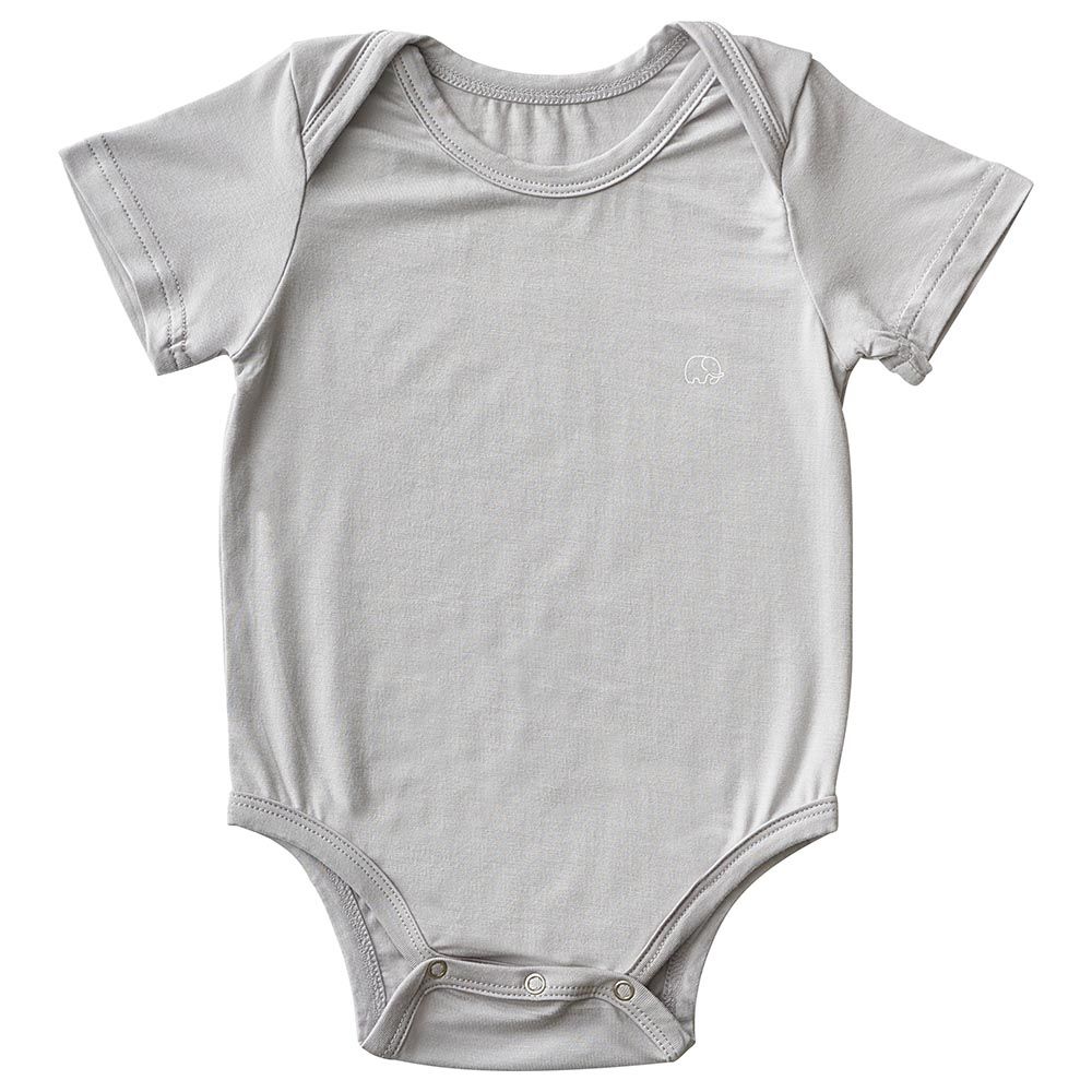 Anvi Baby - Organic Bamboo & Spandex Bodysuit - Grey