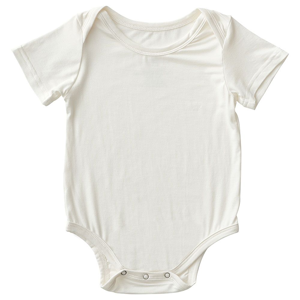 Anvi Baby - Organic Bamboo & Spandex Bodysuit - White