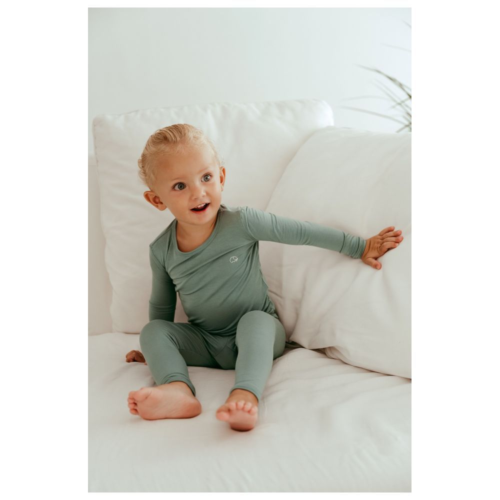 Anvi Baby - 2pc-Set - Bamboo Spandex Pyjama - Sage