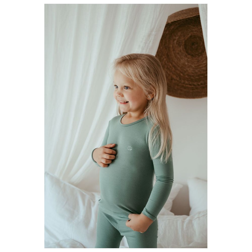 Anvi Baby - 2pc-Set - Bamboo Spandex Pyjama - Sage