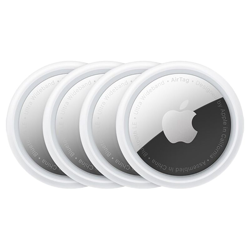 Apple - Airtag Pack Of 4 - Silver