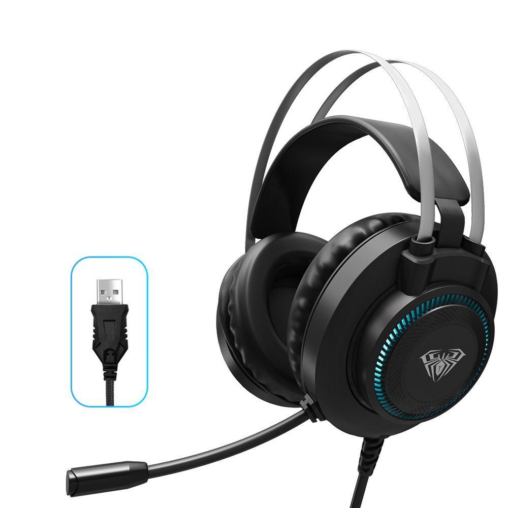 Aula - S601 Lighting Gaming Headset W/ Mic 