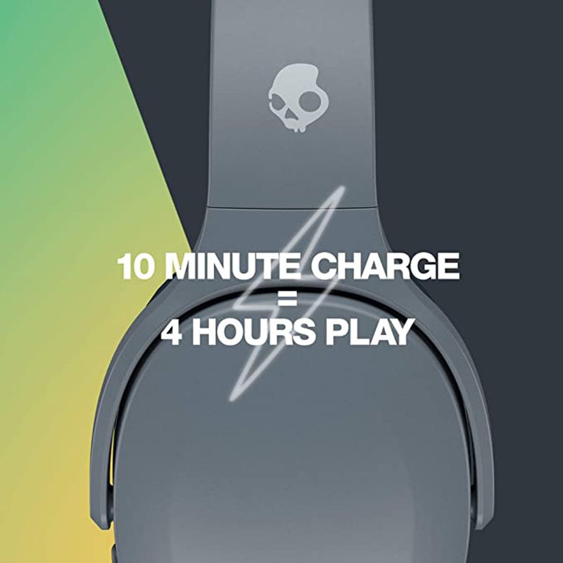 Skullcandy - Crusher Evo Wireless Over Ear Chill Headphones - Grey