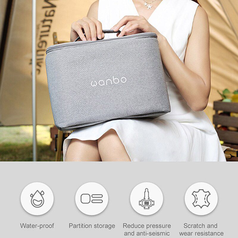 Wanbo - T4 Portable Protective Projector Storage Case - Grey