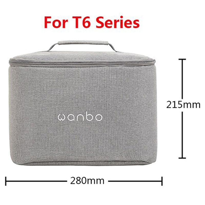 Wanbo - T6 Portable Protective Projector Storage Case - Grey