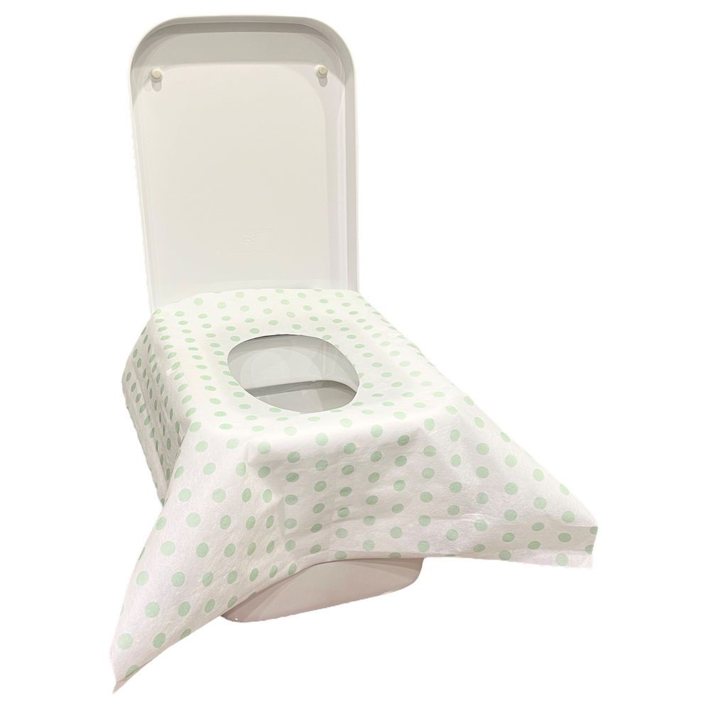 The Kids HQ - Polka Dot Disposable Toilet Seat Cover XL - Pack of 10