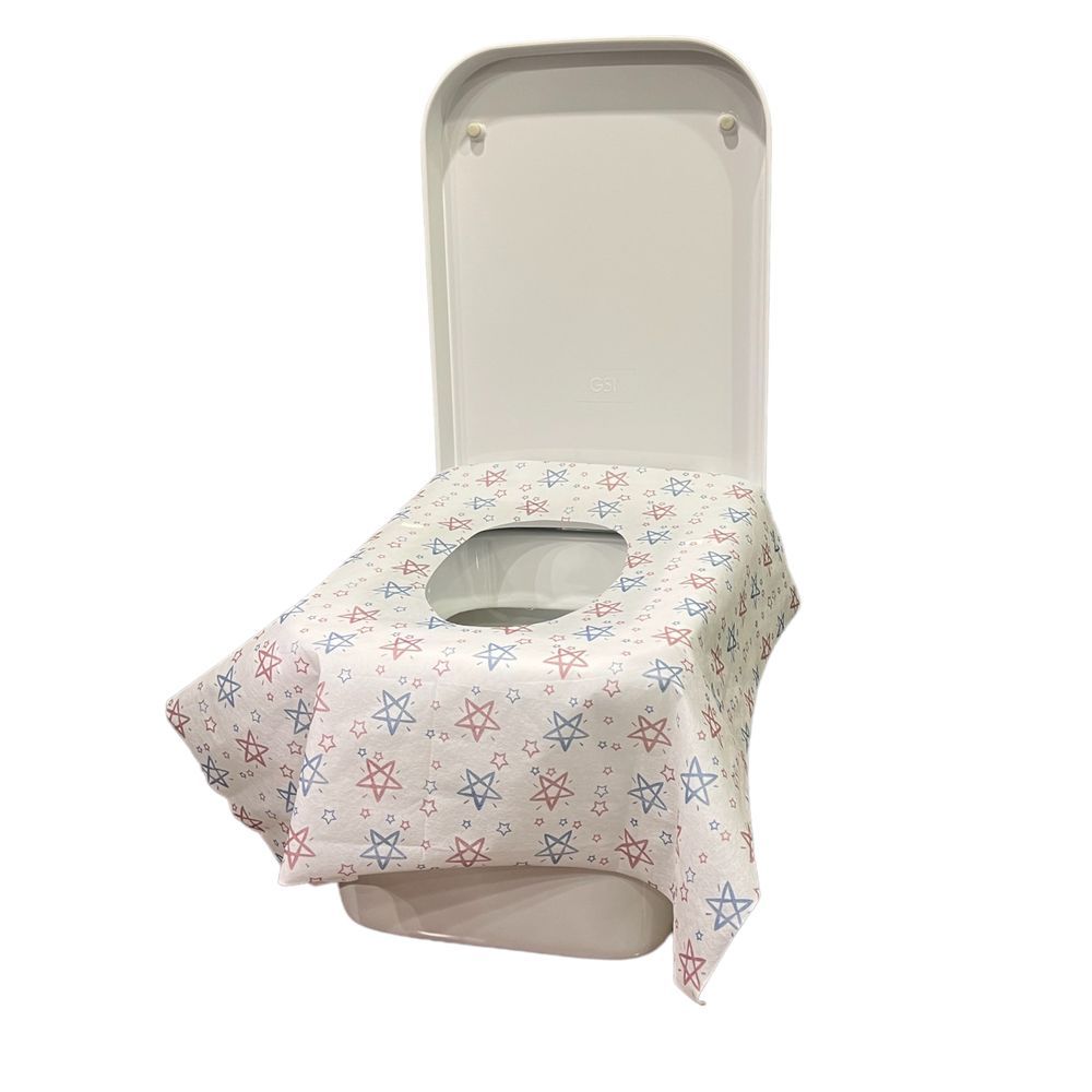 The Kids HQ - Stars Disposable Toilet Seat Cover XL - Pack of 10