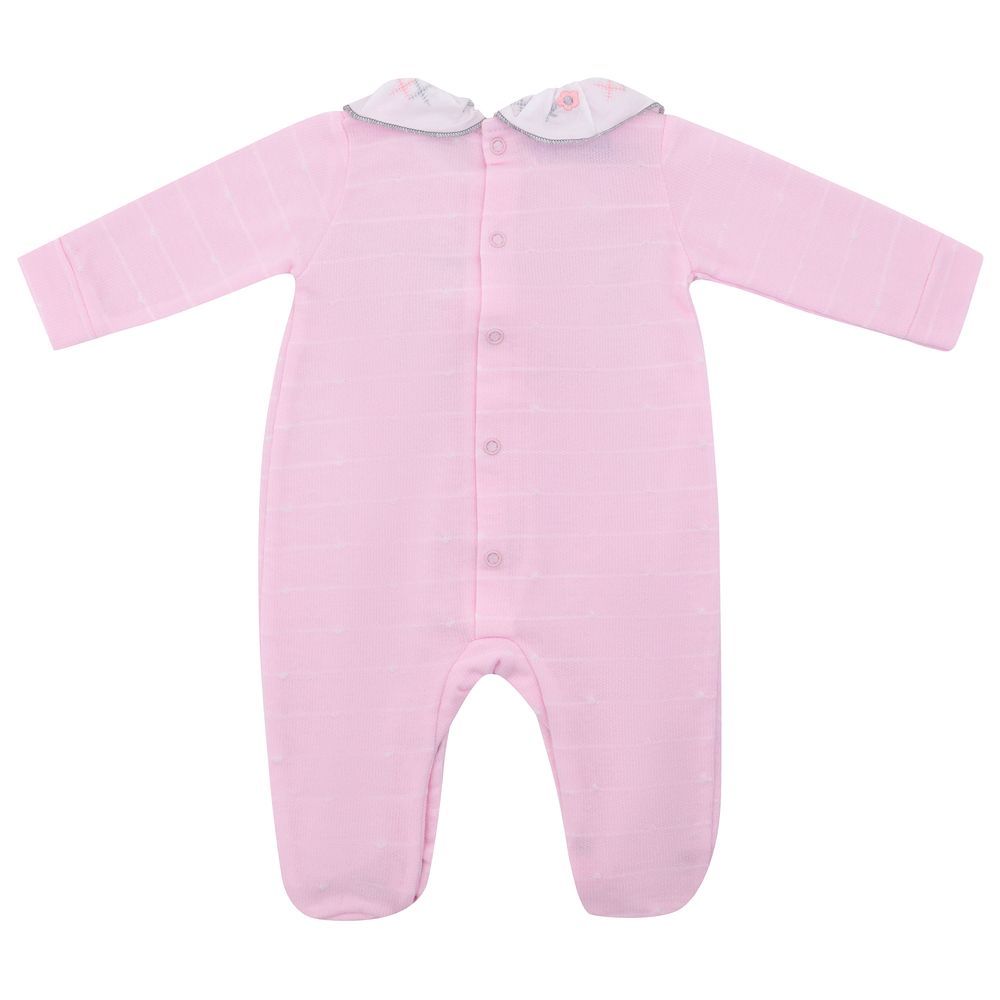 By Ray - Baby Flowers Onesie - Pink