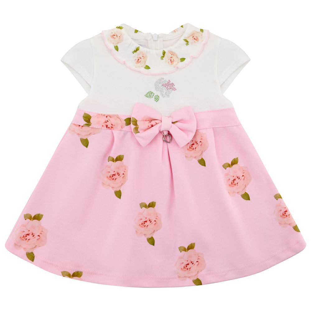 By Ray - Rosey Ribbons Dress w/ Shorts - Pink