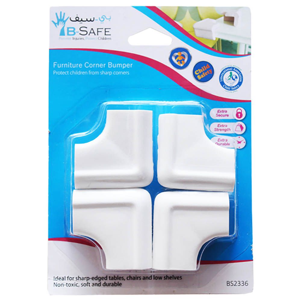 B-Safe - Furniture Corner Protector - White