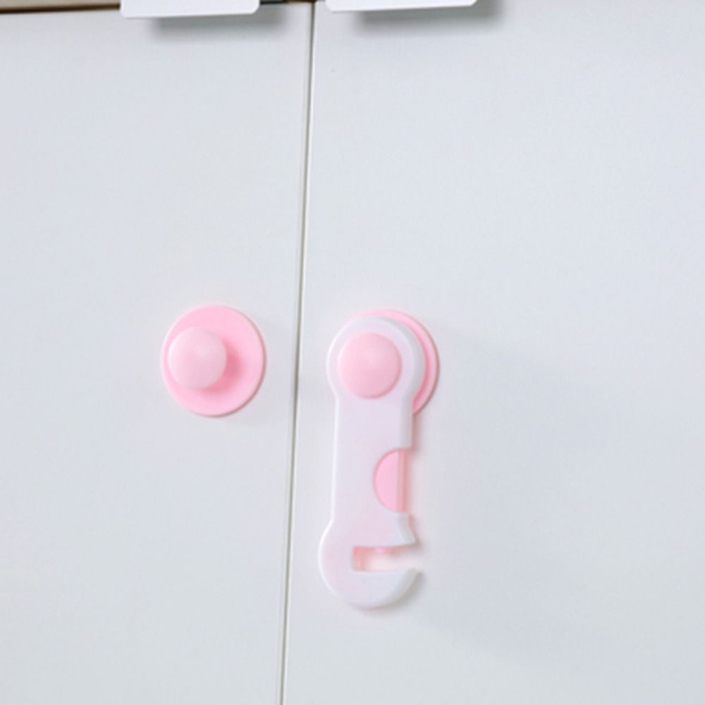 B-Safe - Glass Cabinet Latch - Pink