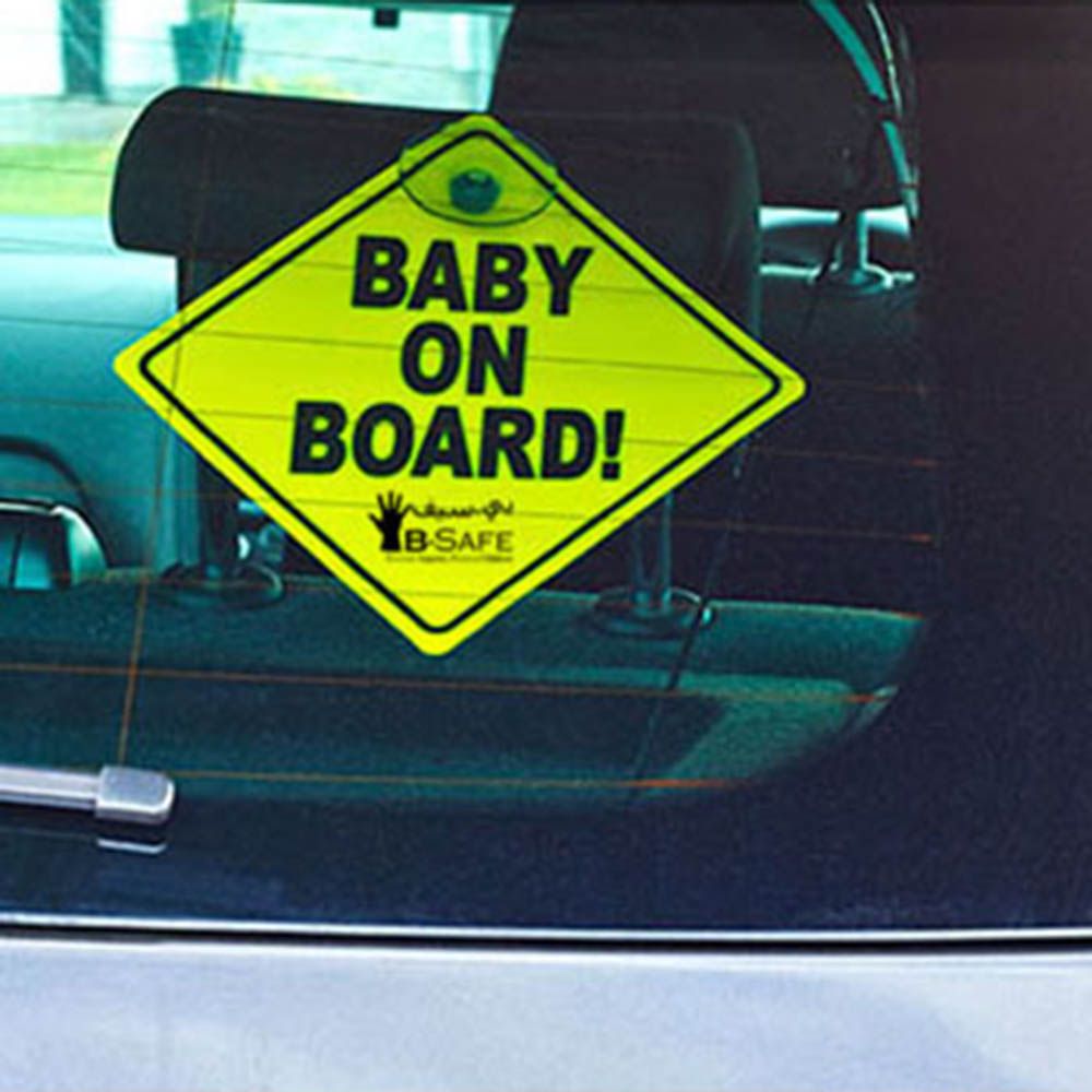 بي سيف شارة Baby on Board أصفر