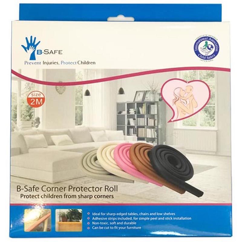 B-Safe - U Shape Corner Protector Roll - White