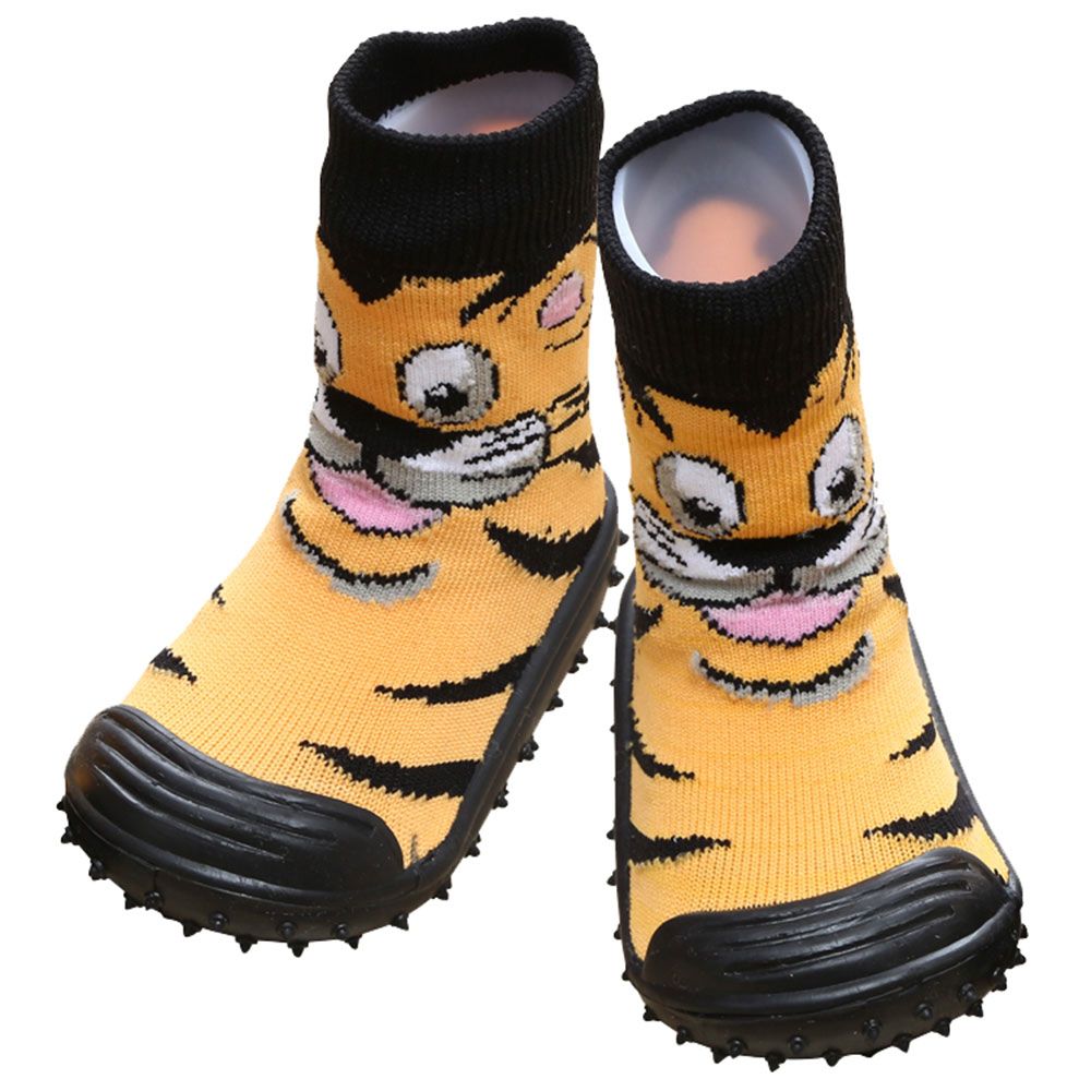 COOL GRIP Baby Shoe Socks Tiger Orange