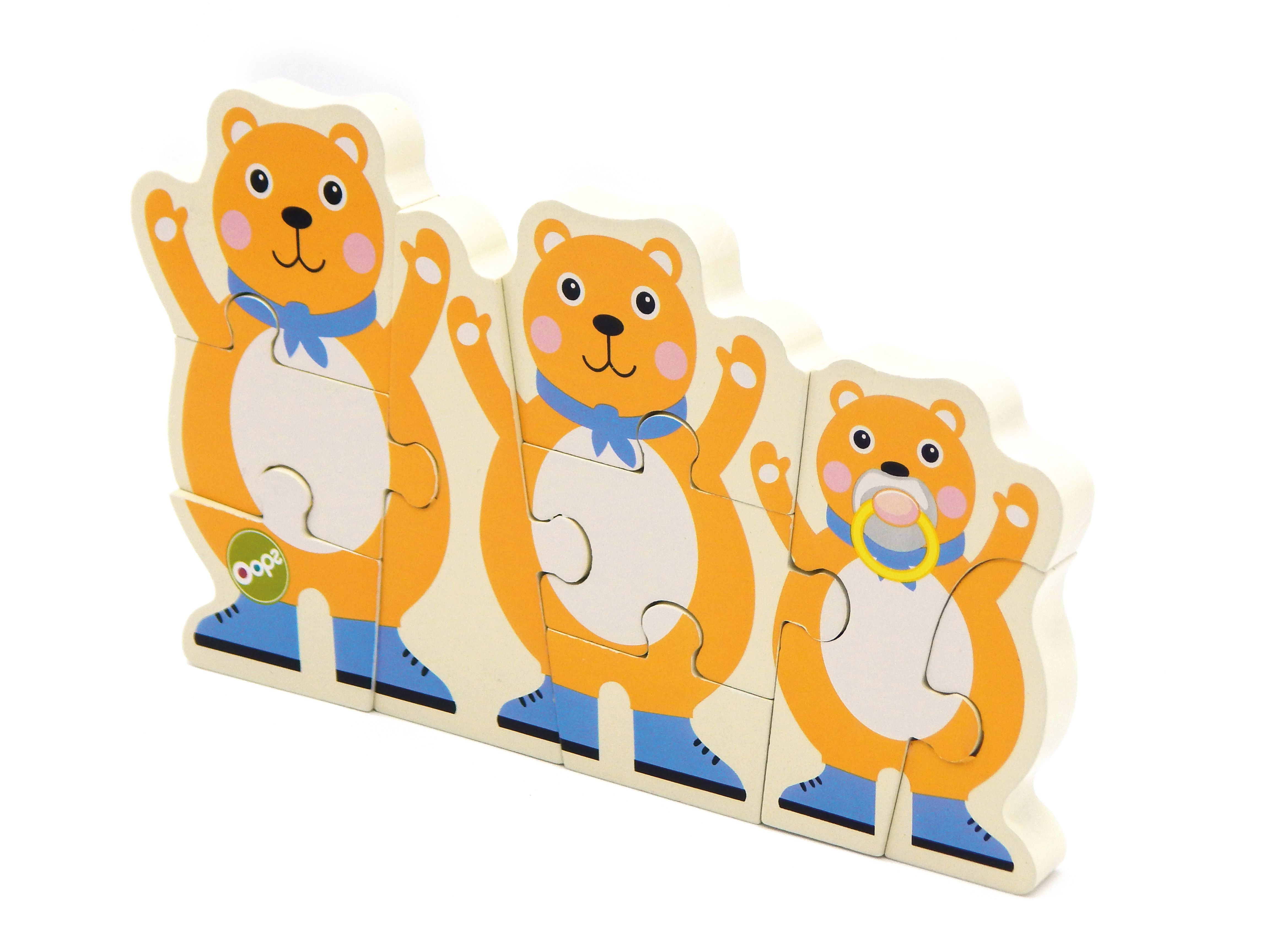 Oops - Dual-Step Puzzle - Bear