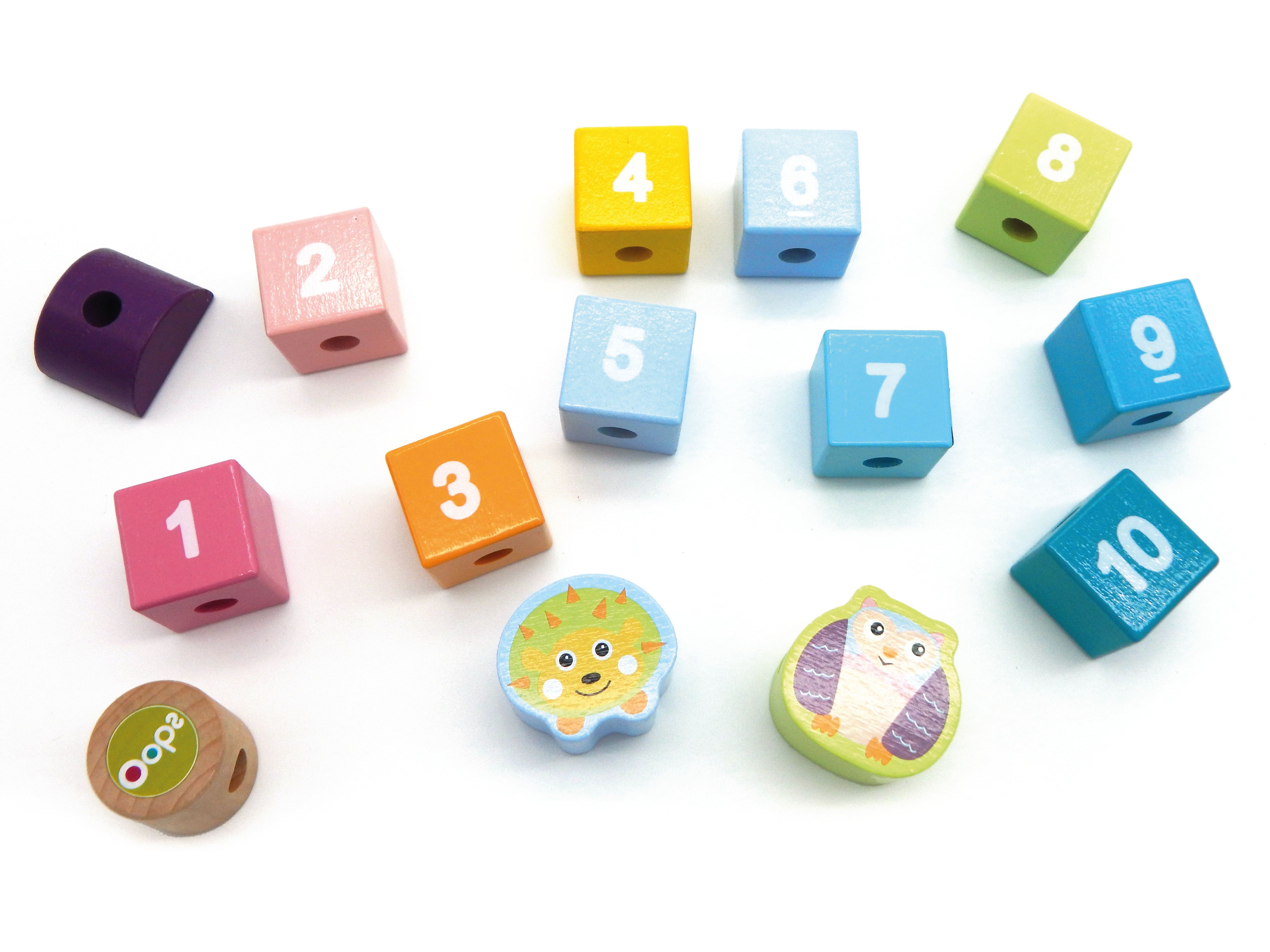 Oops - Thread & Play Numbers 24pcs