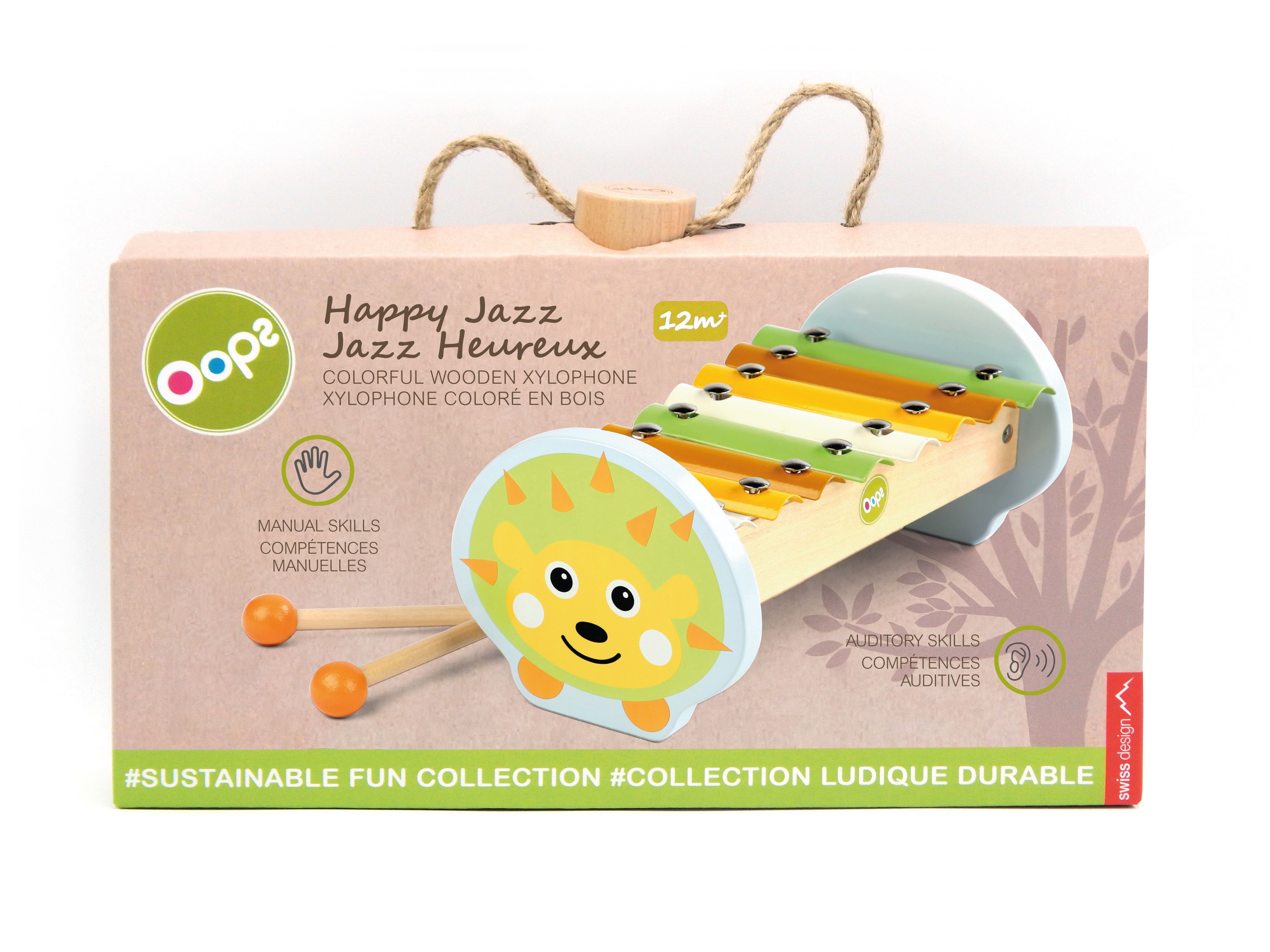 Oops - Hedgehog Happy Jazz - Wooden Xylophone