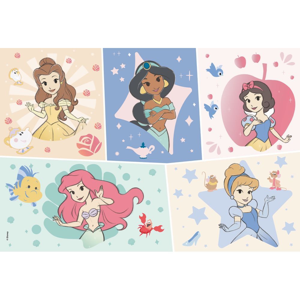 Disney - Supermaxi Princess Puzzle 2 x 12pcs