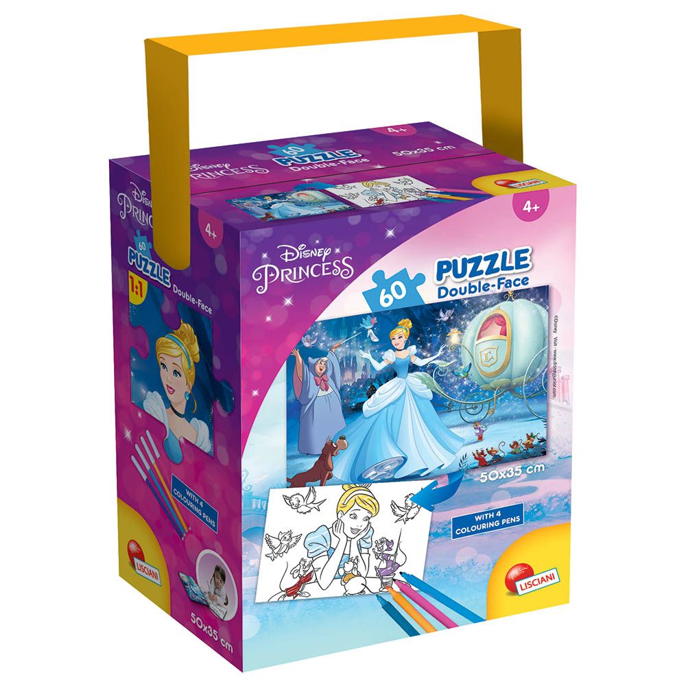 Lisciani - Disney Puzzle In A Tub Mini 60Pcs - Cenerentola