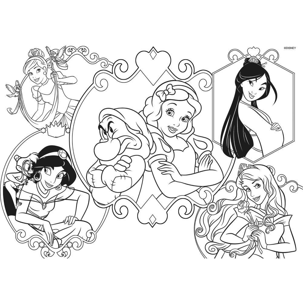 Disney - Maxifloor Princess Puzzle 2 x 24pcs