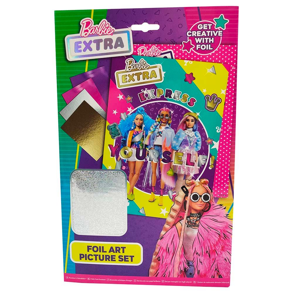 Barbie - Extra Foil Art Picture Set