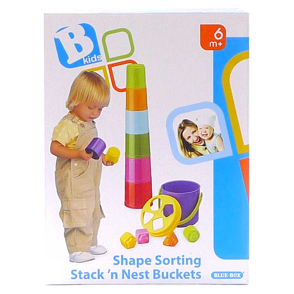 B Kids - Shape Sorting Stack N' Nest Buckets