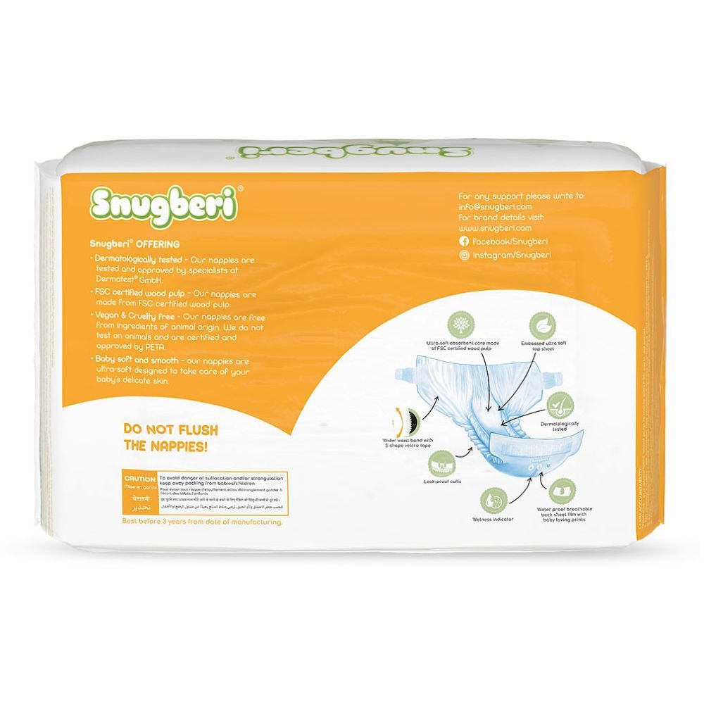 Snugberi - Premium Eco-friendly Diaper Size 2 Small 4-7kg 30pcs