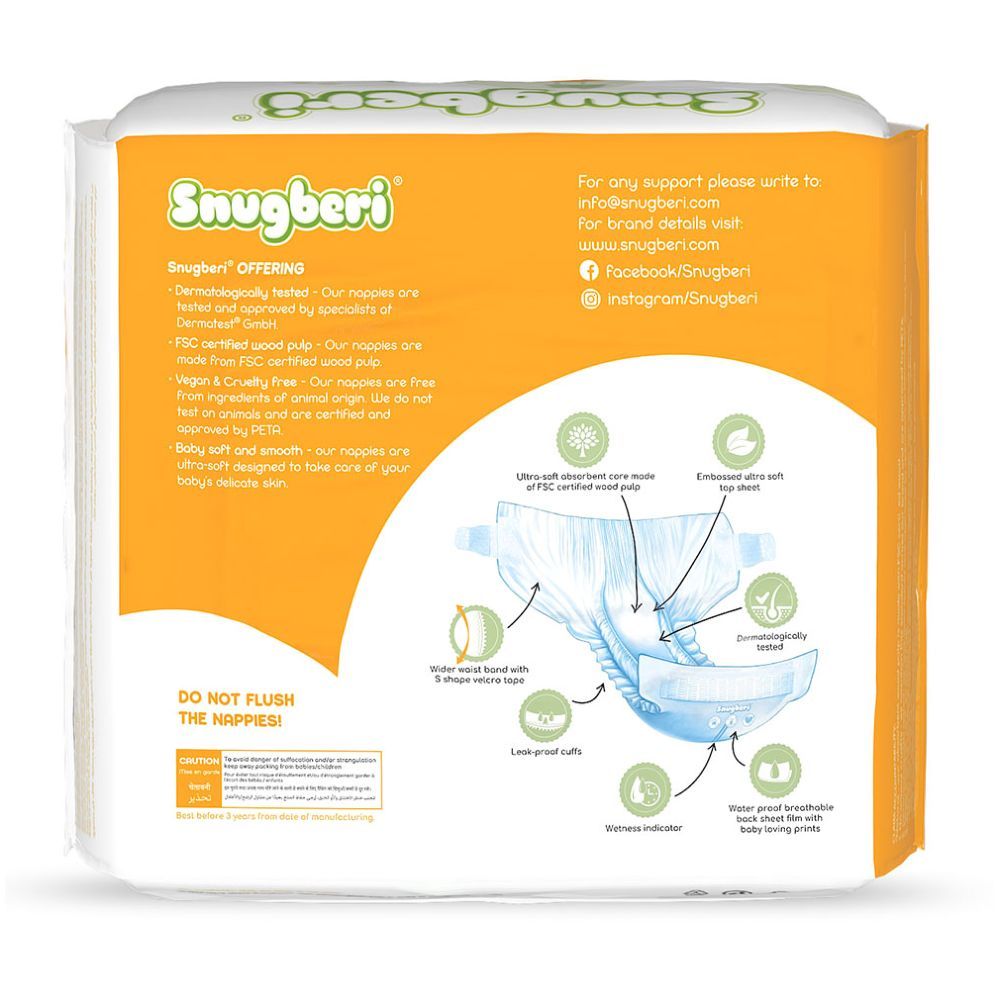 Snugberi - Premium Eco-friendly Diaper Size 4 Large 7-12 kg 24pcs