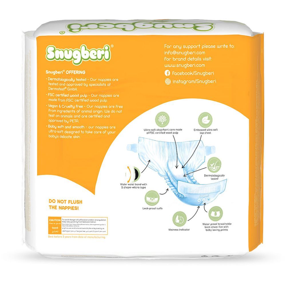 Snugberi - Premium Eco-friendly Diaper Size 5 X large 11-18kg 22pcs