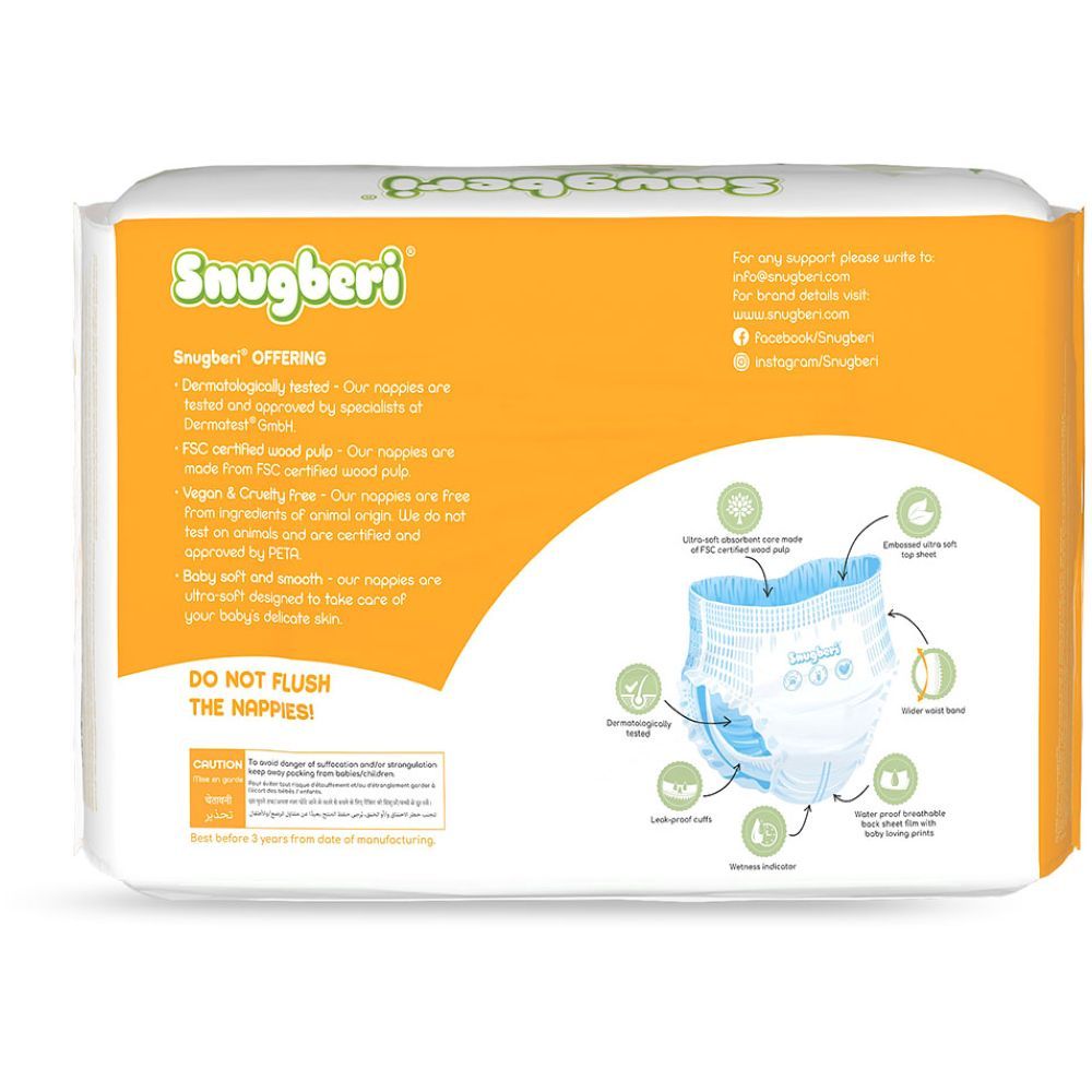 Snugberi - Premium Eco-friendly Diaper Pants Size 4 Large 7-12 kg 24pcs