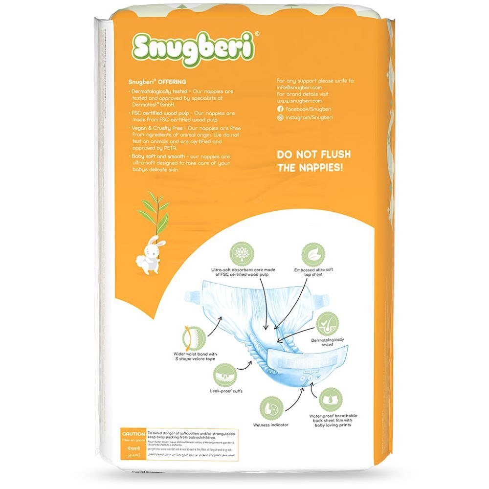 Snugberi - Premium Eco-friendly Diaper Size 5 X large 11-18kg - Mega Pack 54pcs